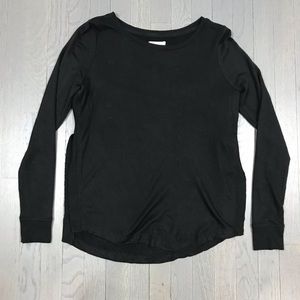 Lou & Grey Side Slit Pullover Athleisure Shirt Top